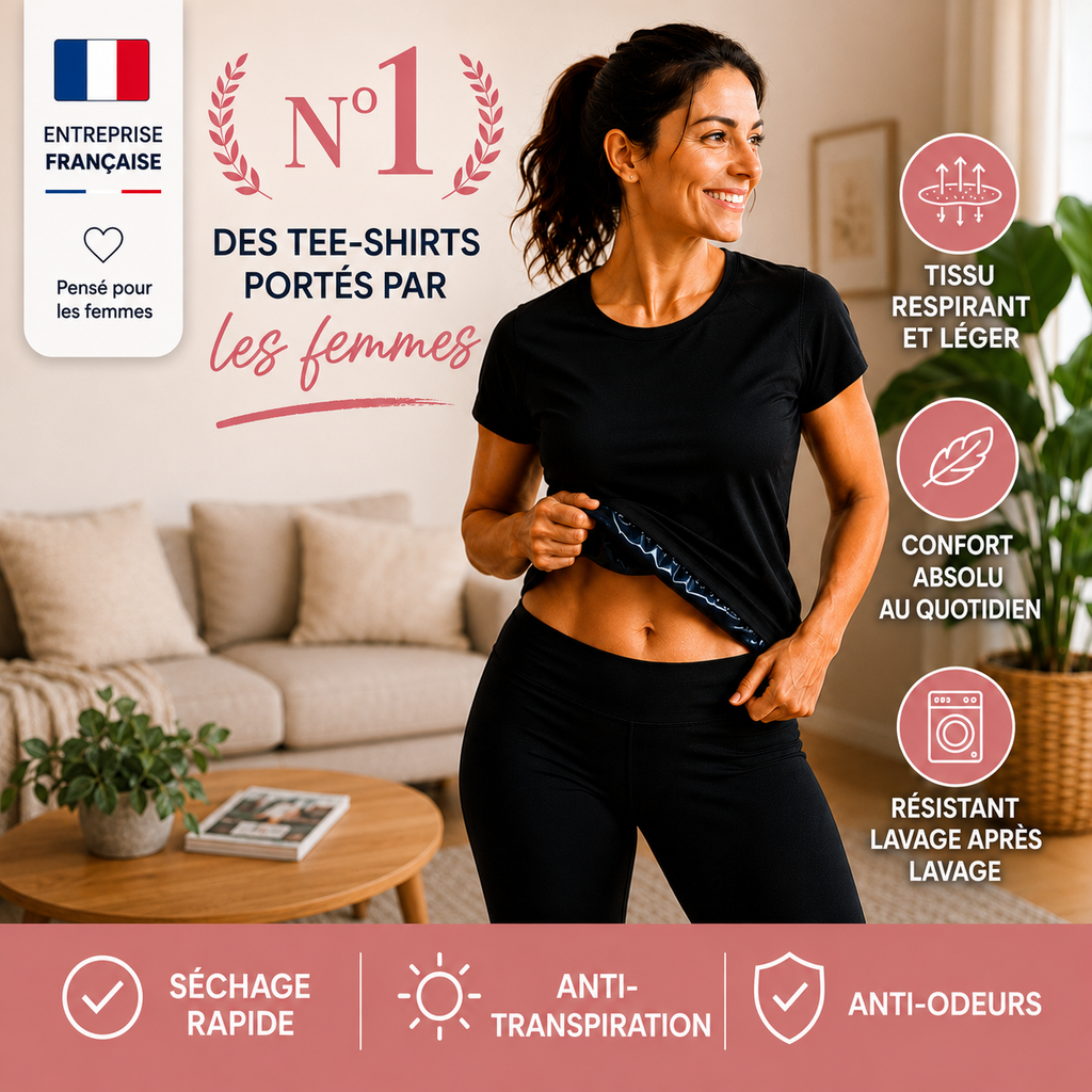 T-shirt transpirant
